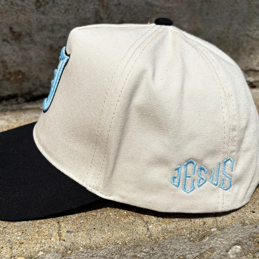 Jesus Hat w/ 3D Puff